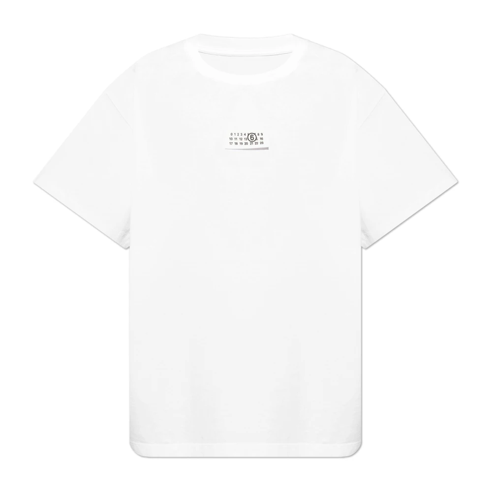 MM6 Maison Margiela Oversize T-shirt White, Herr