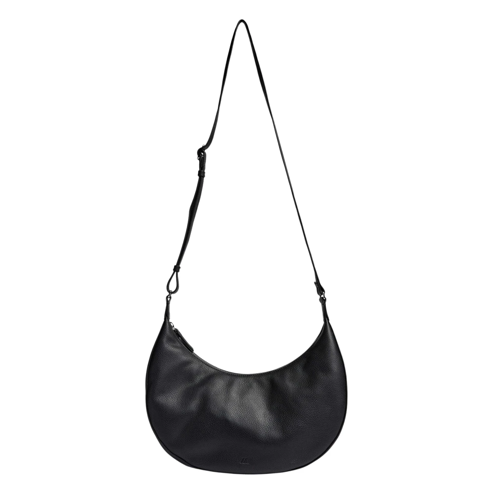 Moderne Båtformet Skinn Sling Bag