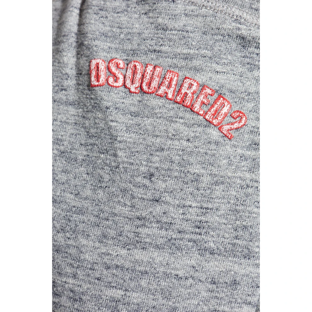 Dsquared2 Katoenen sweatpants Gray Heren