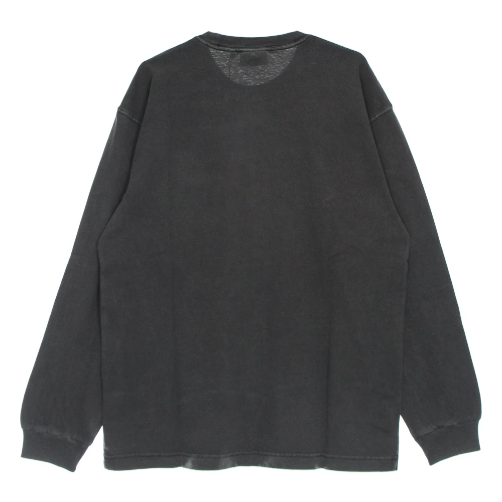 Carhartt WIP Zwarte longsleeve ronde hals shirt Black Heren