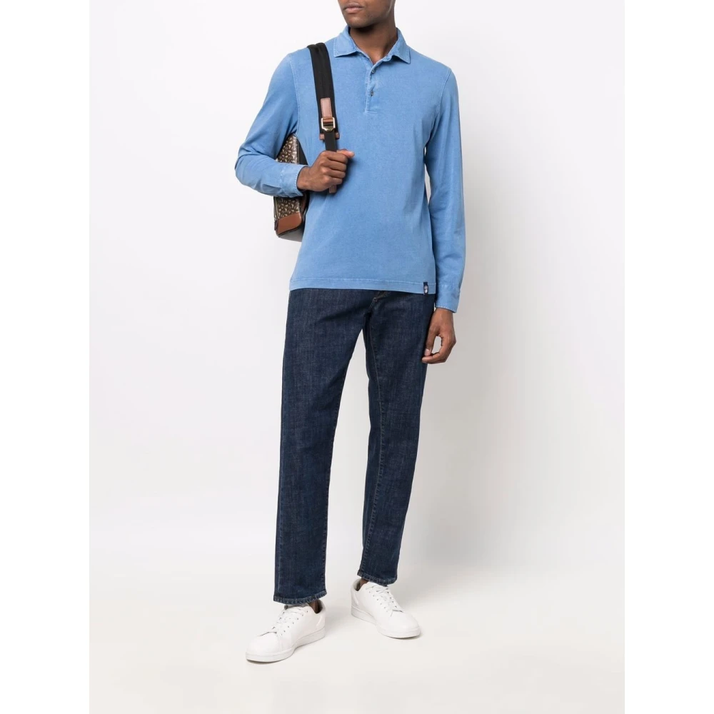 Incotex Comfortabele 5P Broek Blue Heren