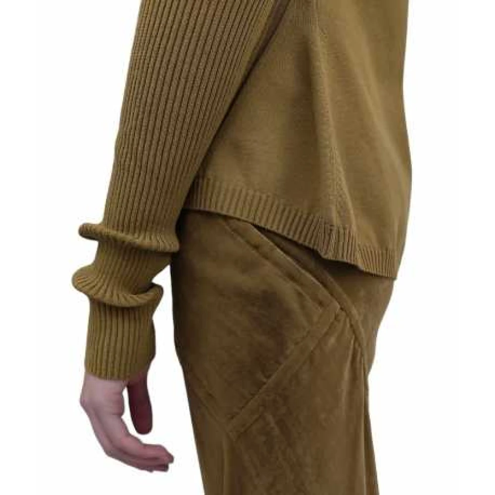 Rick Owens Korte Viscose Wikkel Cardigan Naska Green Dames