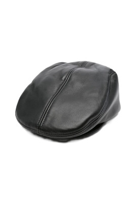 black-leather-panelled-cap-with-stitched-detailing