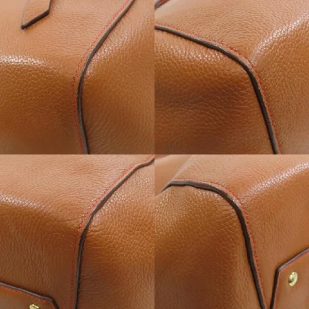 Coach Pre-owned Leather handbags Brown Dames
