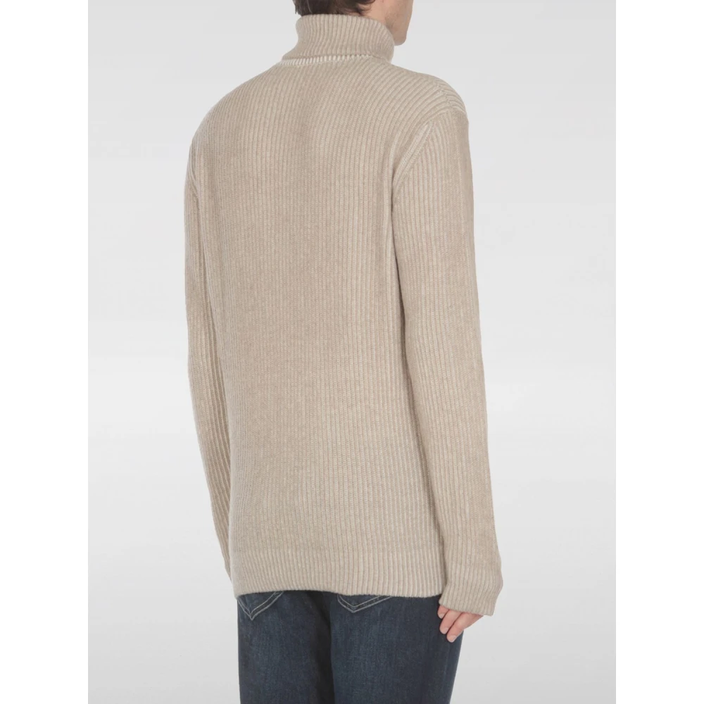 Tagliatore Turtleneck sweater Beige Heren