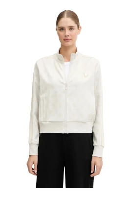 Peony Zip-through Sweatshirt