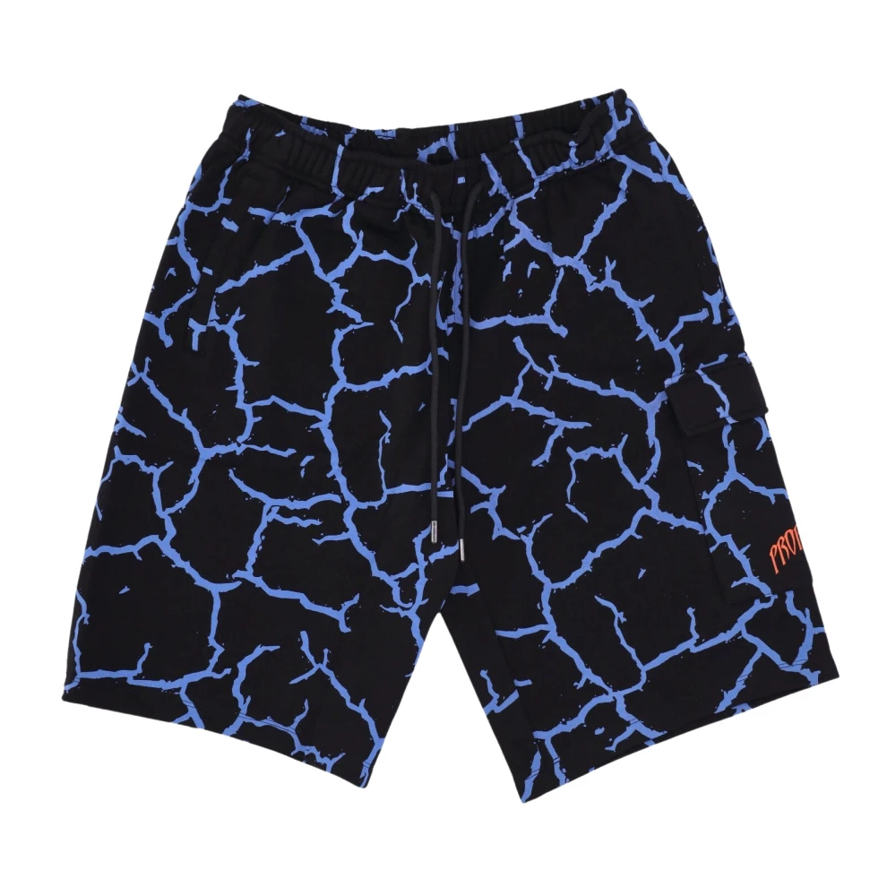 Propaganda Gorilla Cargo Sweatshorts Zwart Multicolor Heren