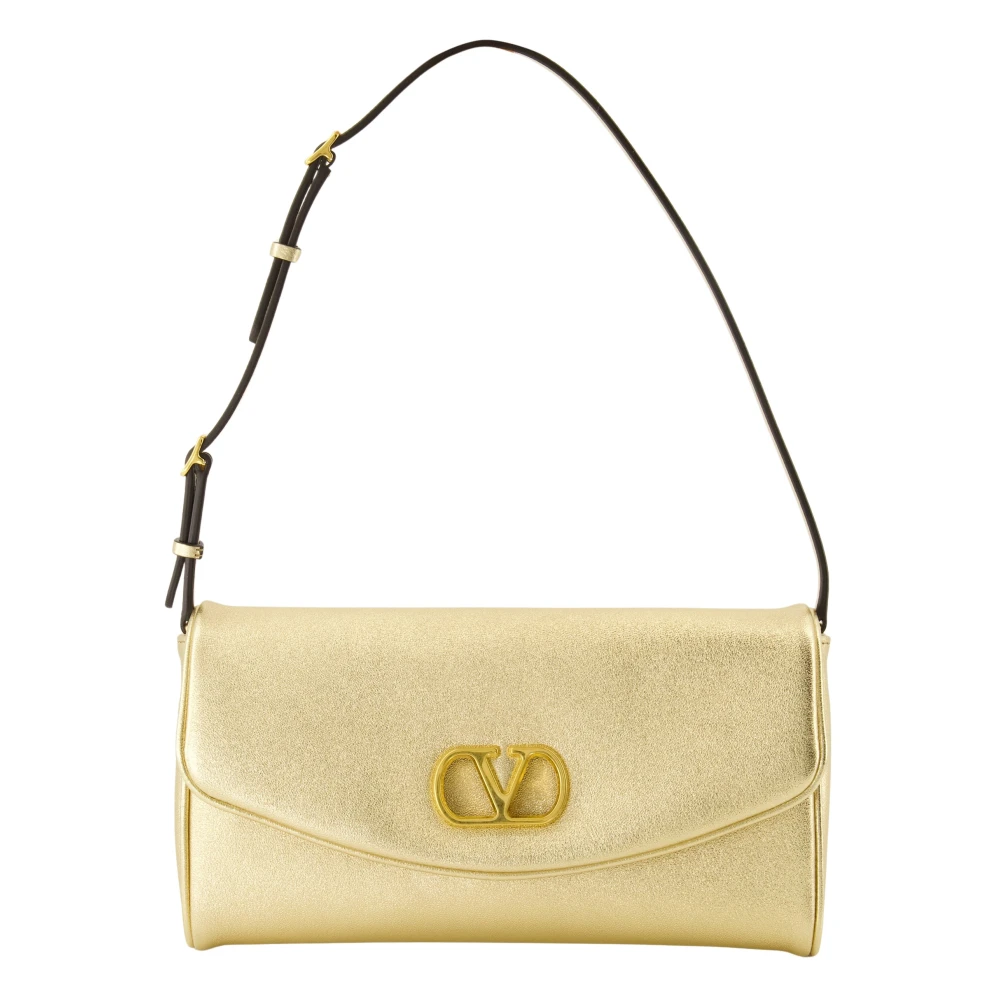 Valentino Garavani Women's Yellow Devain Shoulder Bag - Shoulder Bags - One Size - Bags