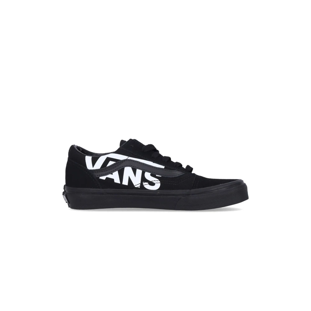 Vans Men's Black Sneakers, 4 Uk, Classic /White Logo Trainers