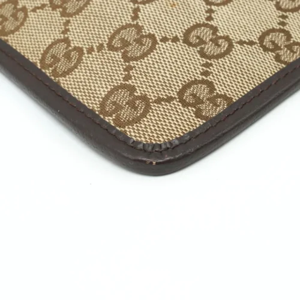 Gucci Vintage Pre-owned Leather shoulder-bags Beige Dames