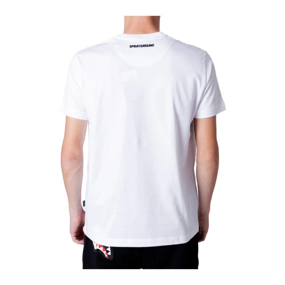Sprayground Witte T-shirt en Polo Collectie White Heren