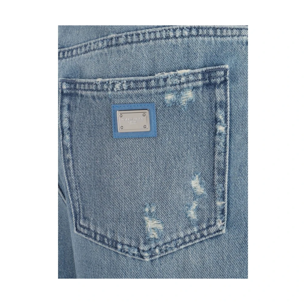 Dolce & Gabbana Vintage Five-Pocket Jeans Blue Dames
