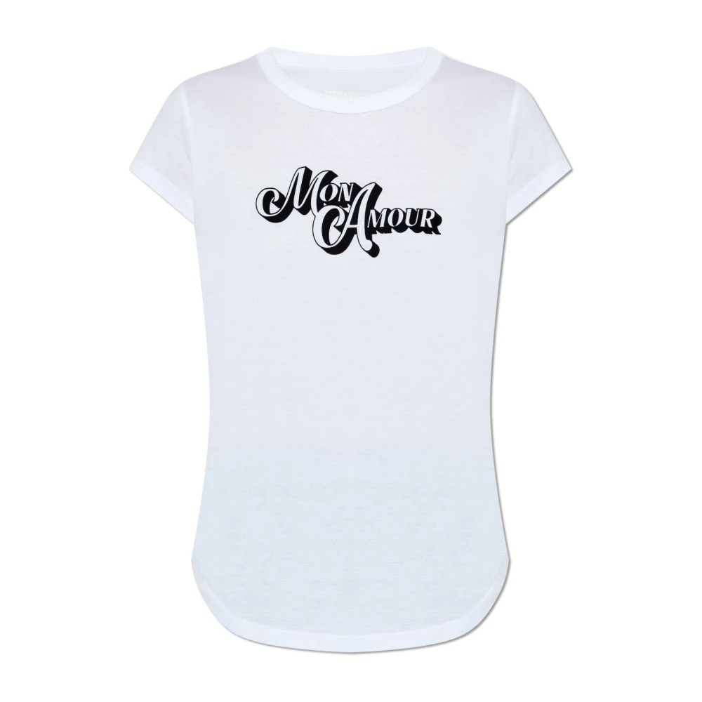 Zadig & Voltaire T-shirt `Woop` White Dames