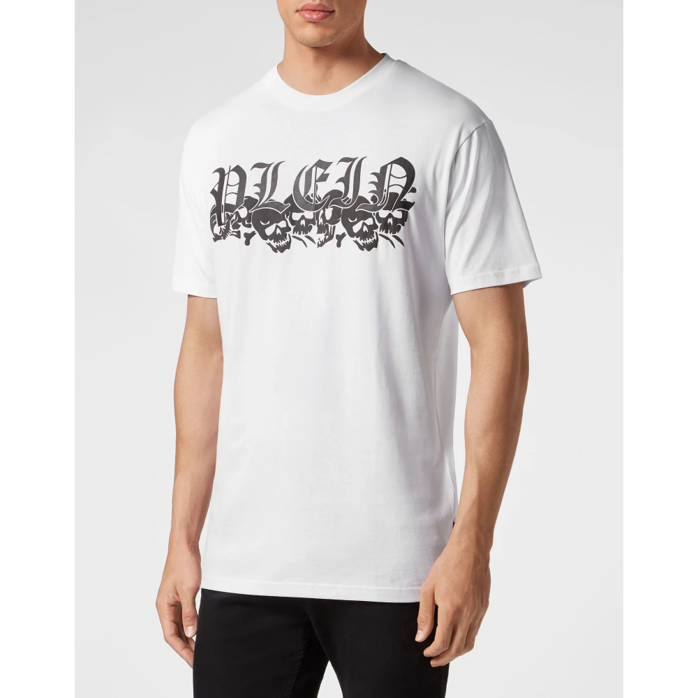 Philipp Plein Witte T-shirts en Polos White Heren