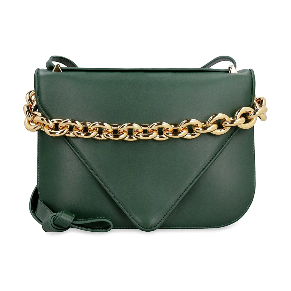 Bottega Veneta Stijlvolle Leren Tas Green Dames