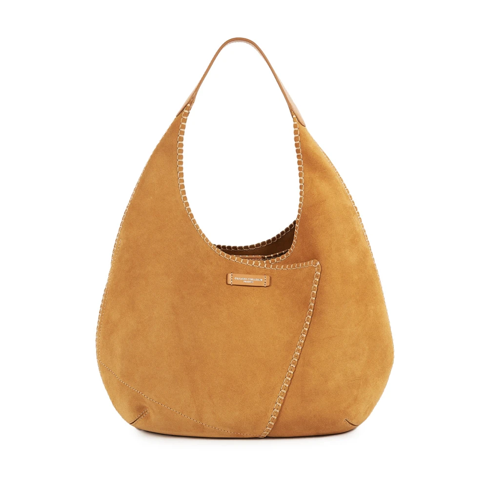 Gianni Chiarini Euforia Leren Schoudertas Brown Dames