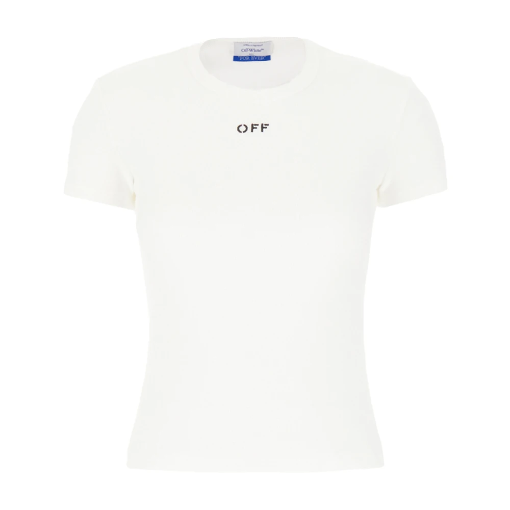 Off White Women's White T-Shirt - Off - T-Shirts - Xs - Tops