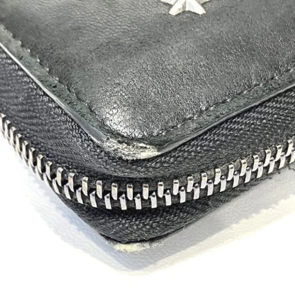 Jimmy Choo Pre-owned Leather wallets Black Dames