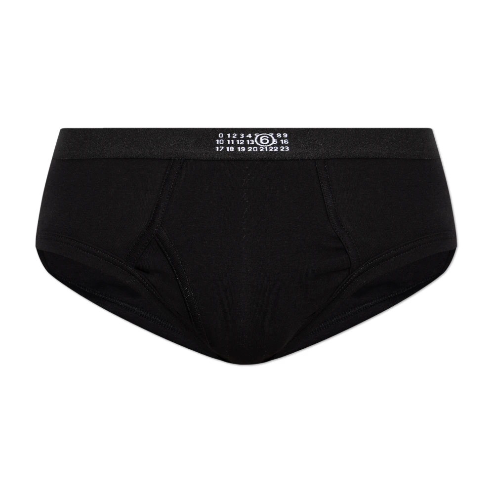 Mm6 Maison Margiela Herren Schwarz Unterwäsche, K, Mgröße: