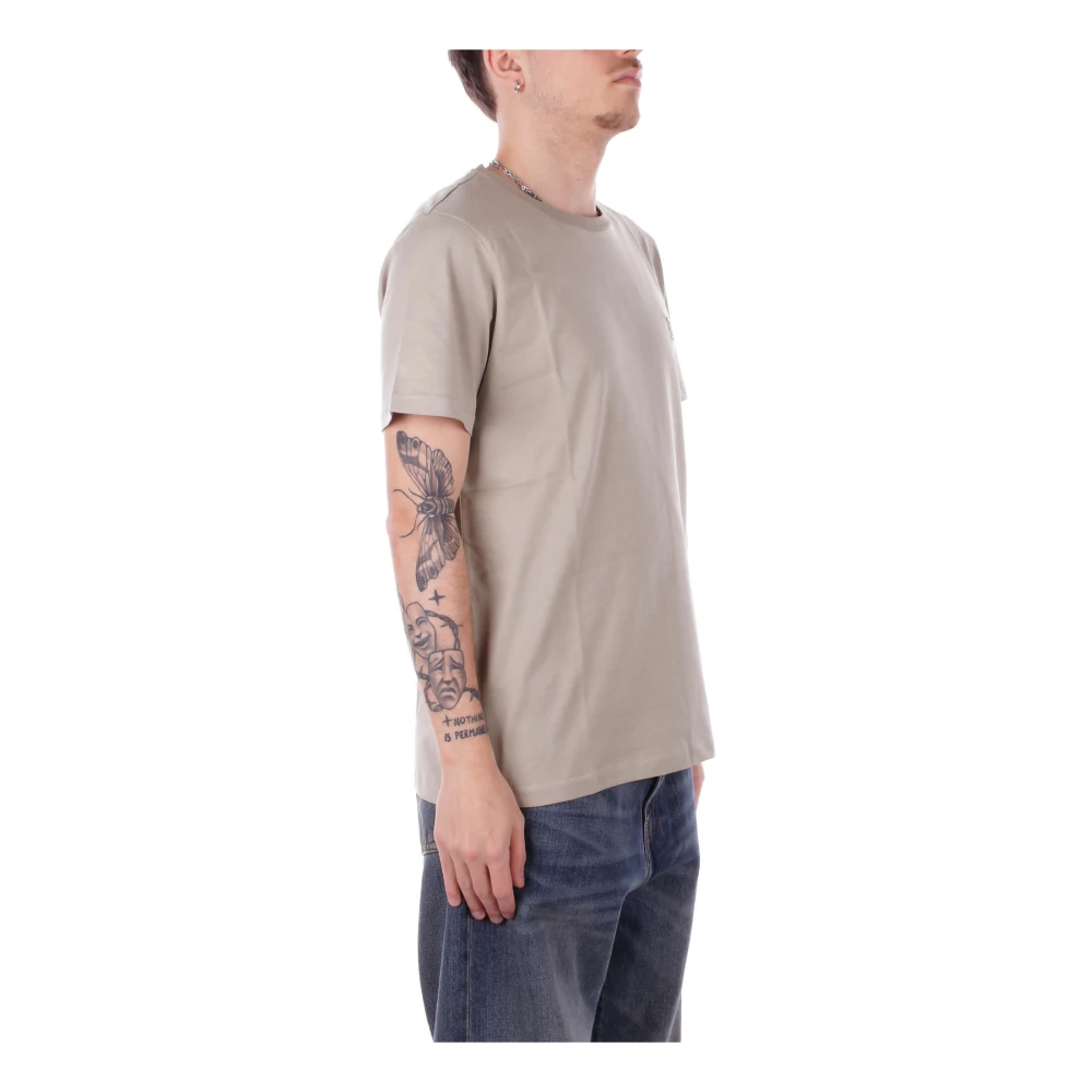 Dondup Logo Front T-shirts en Polo's Green Heren
