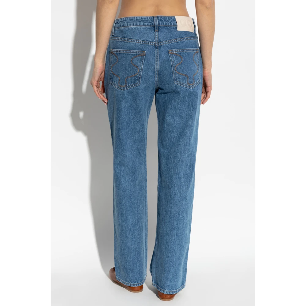 Cult Gaia Jeans met rechte pijpen Blue Dames