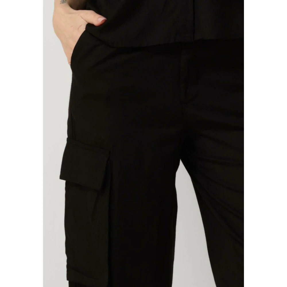 Alix The Label Zwarte Cargo Broek voor Dames Black Dames