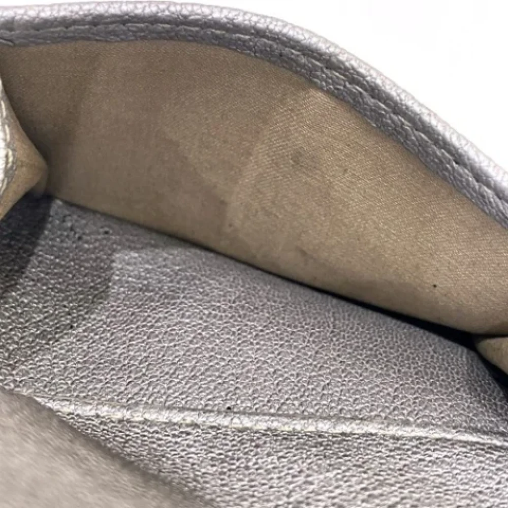 Jimmy Choo Pre-owned Leather wallets Gray Dames