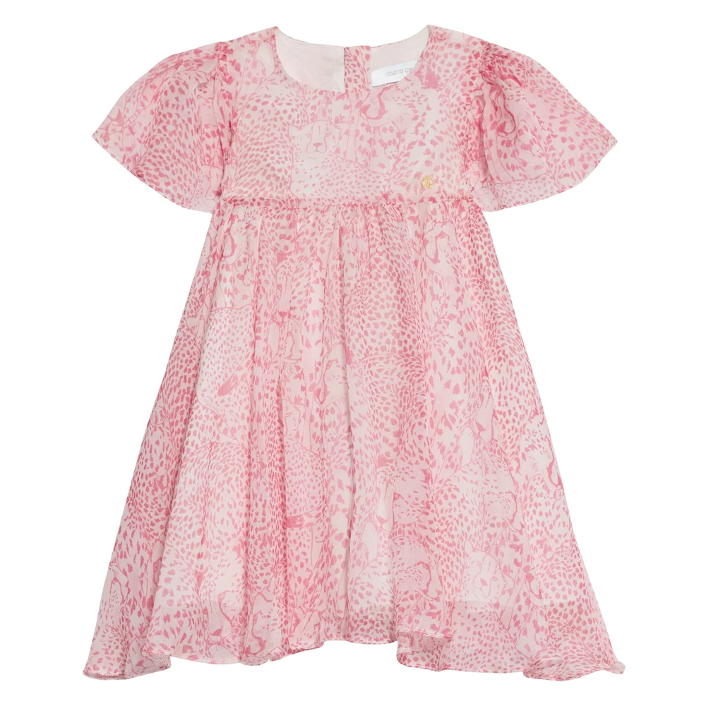 Roberto Cavalli Women's Pink Luxurious Silk Baby Dress