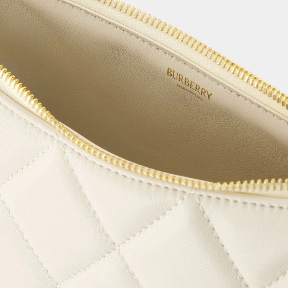 Burberry Gewatteerde Leren Rocking Pouch Beige Dames