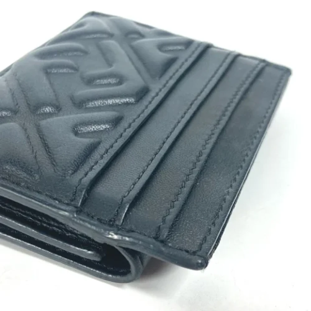 Fendi Vintage Pre-owned Leather home-office Black Dames