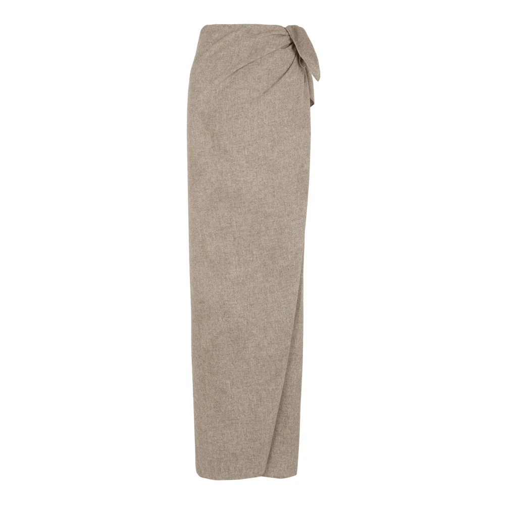 Cortana Yak Wol Omslagrok Gray Dames