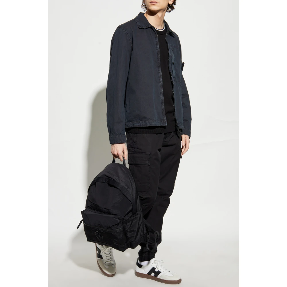 Stone Island Ronde hals trui Black Heren