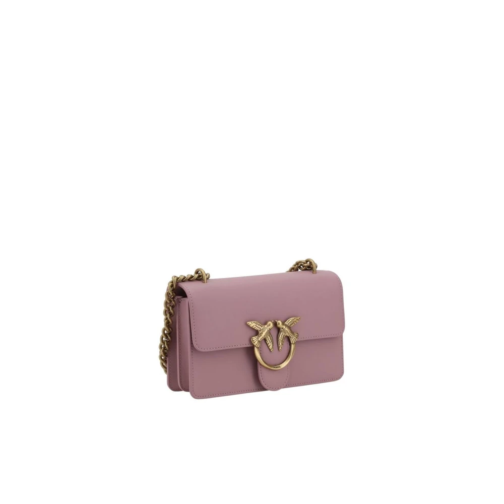 pinko Mini Love Birds Schoudertas Purple Dames