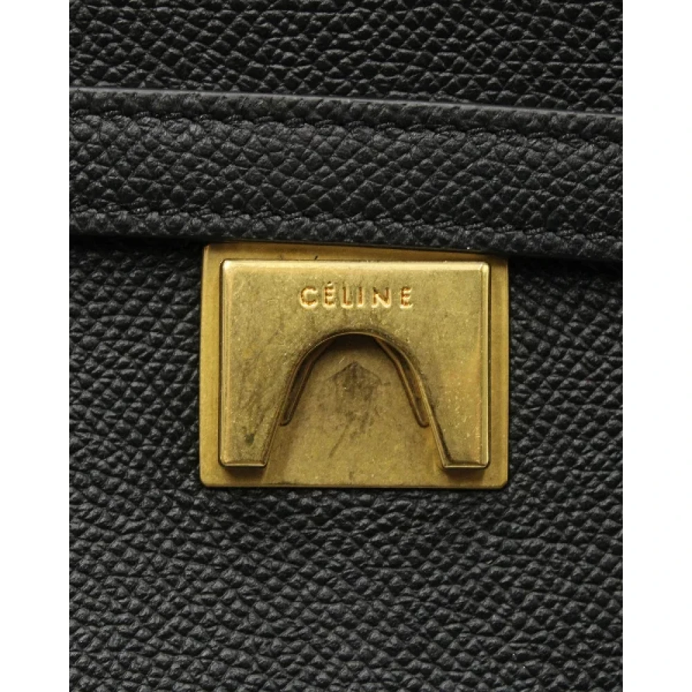 Celine Vintage Pre-owned Leather celine-bags Black Dames