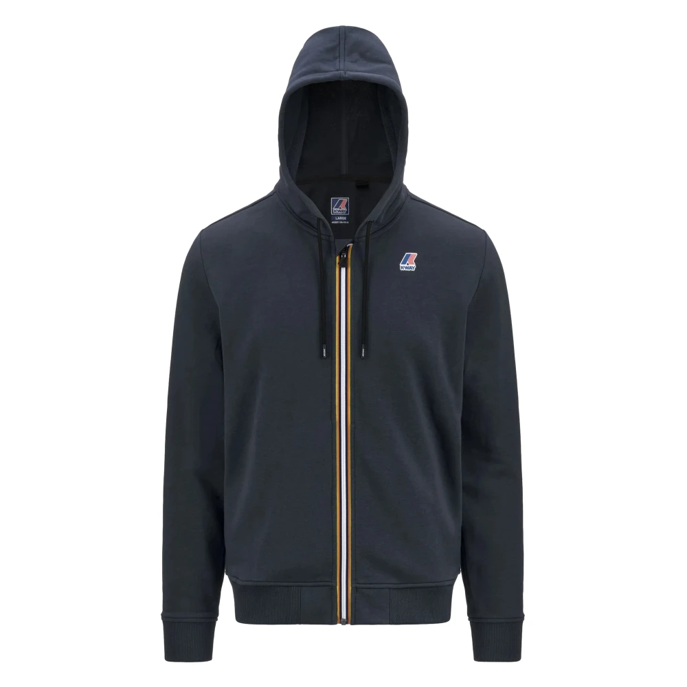 K-Way Herr Blå Sweatshirts & Hoodies M, Poly Cotton Jacka