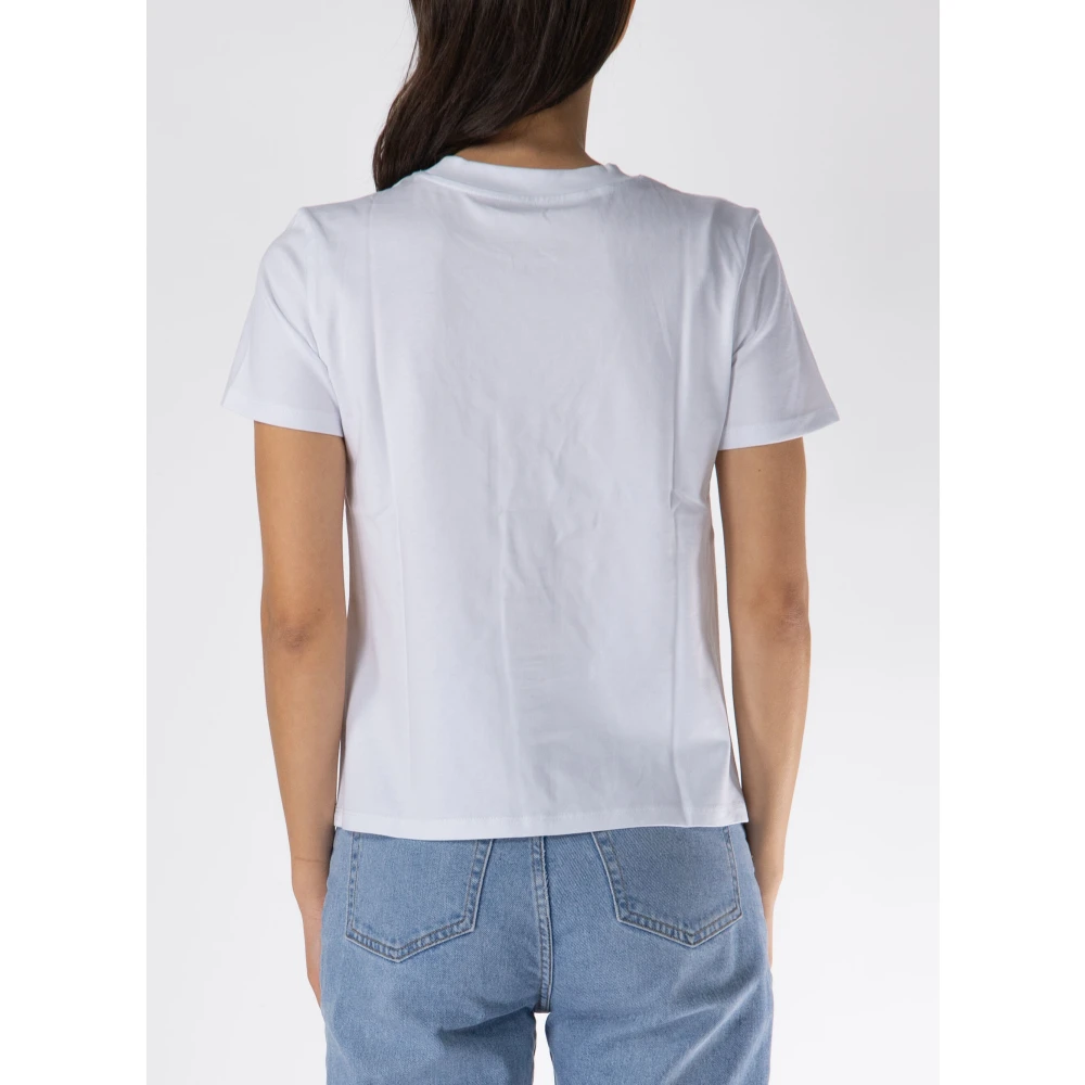 Armani Exchange Logo Front T-Shirt White Dames