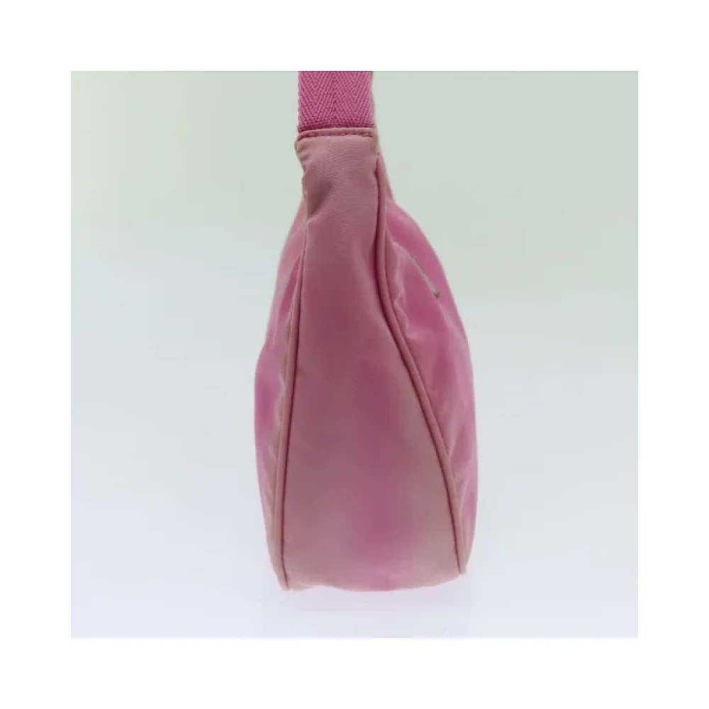 Prada Vintage Pre-owned Nylon prada-bags Pink Dames