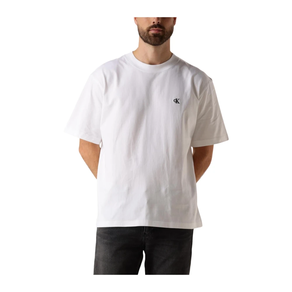 Calvin Klein Heren Heavy Relaxed Tee White Heren