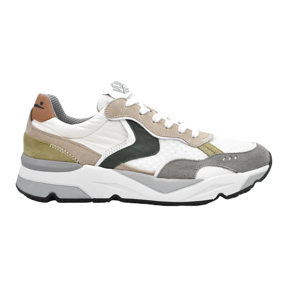 Voile Blanche Sportieve Veterschoenen Heren Schoenen Grijs