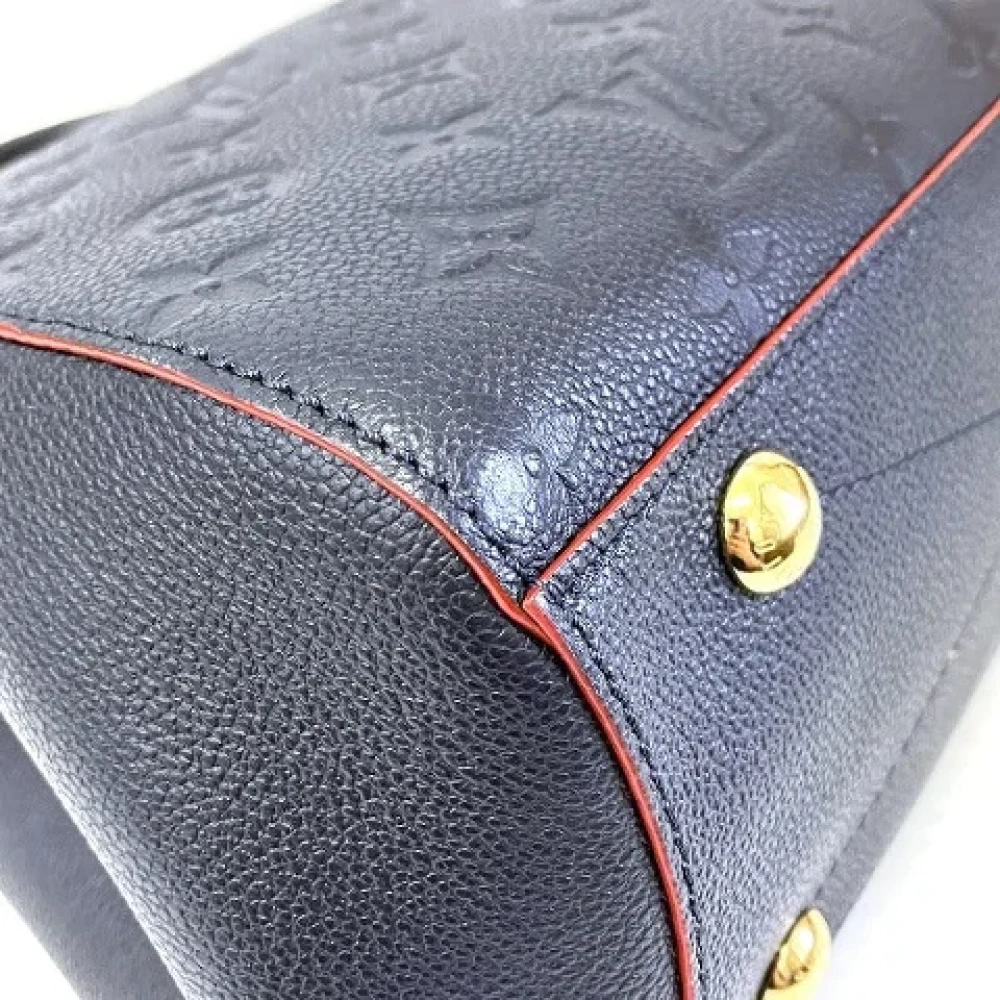 Louis Vuitton Vintage Pre-owned Leather handbags Blue Dames