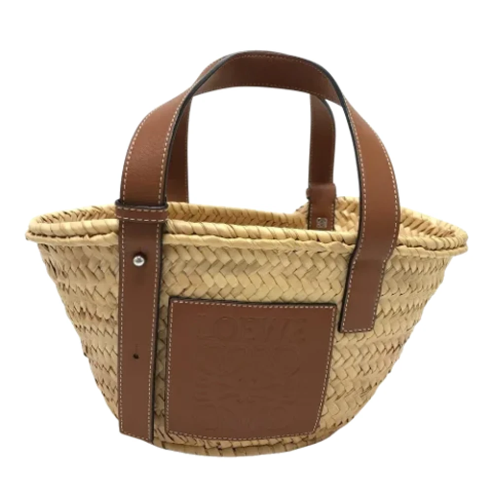 Loewe Pre-owned Fabric handbags Beige Dames