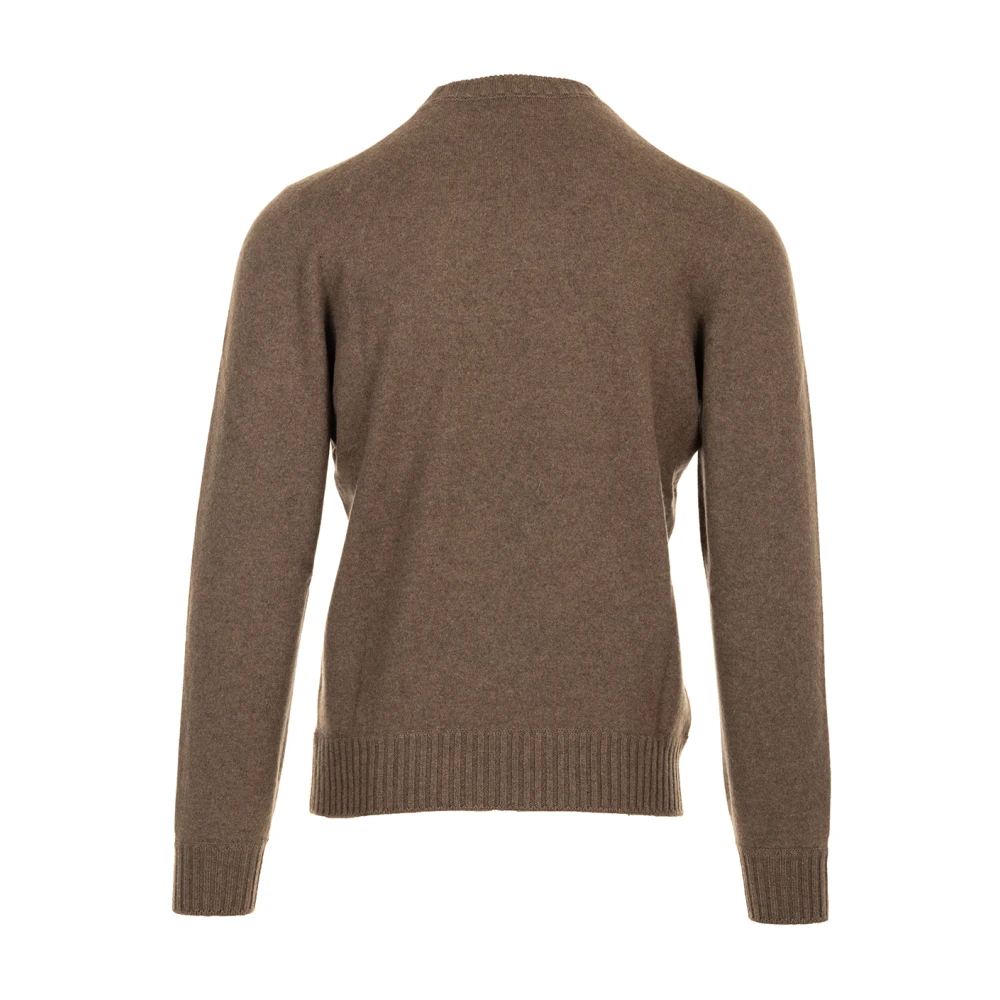 Gran Sasso Bruine Sweater Paricollo Brown Heren