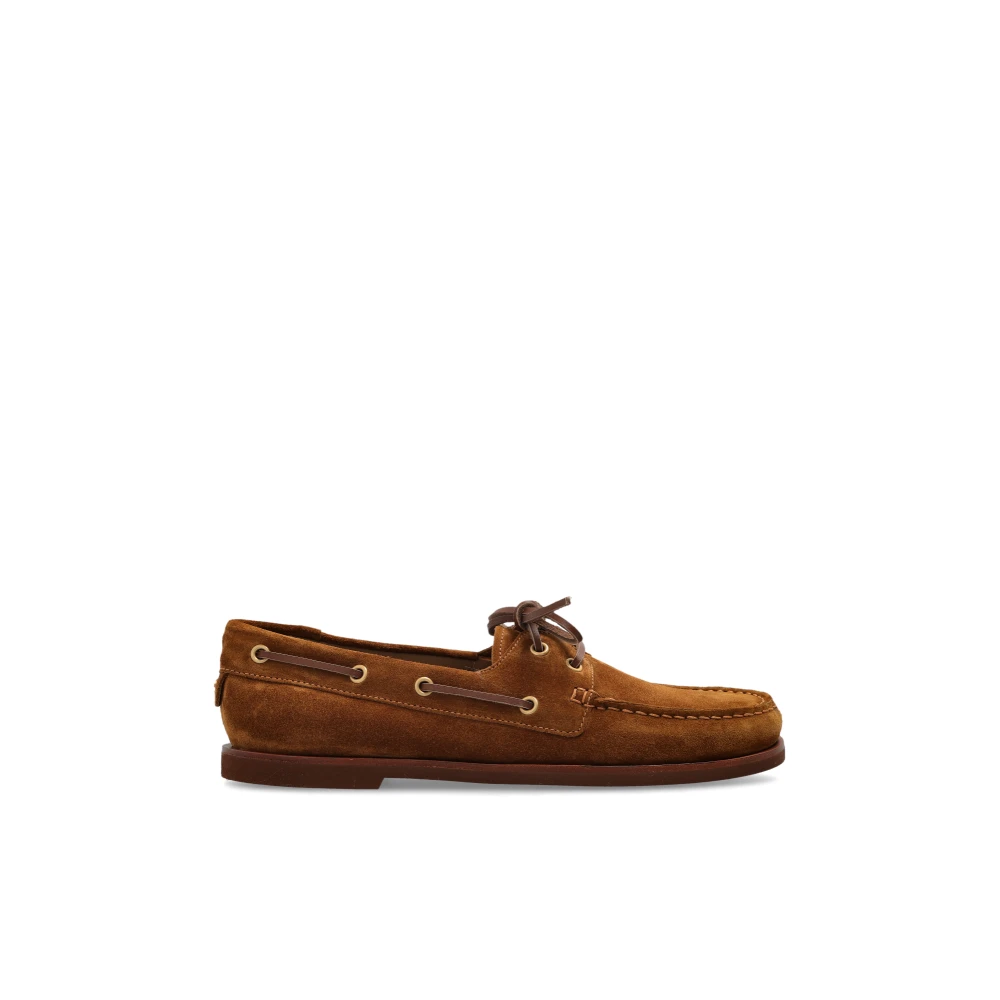 Gianvito Rossi Vandee Shoes - Female - Boat Shoes - Brown - 6 Uk - Shoes