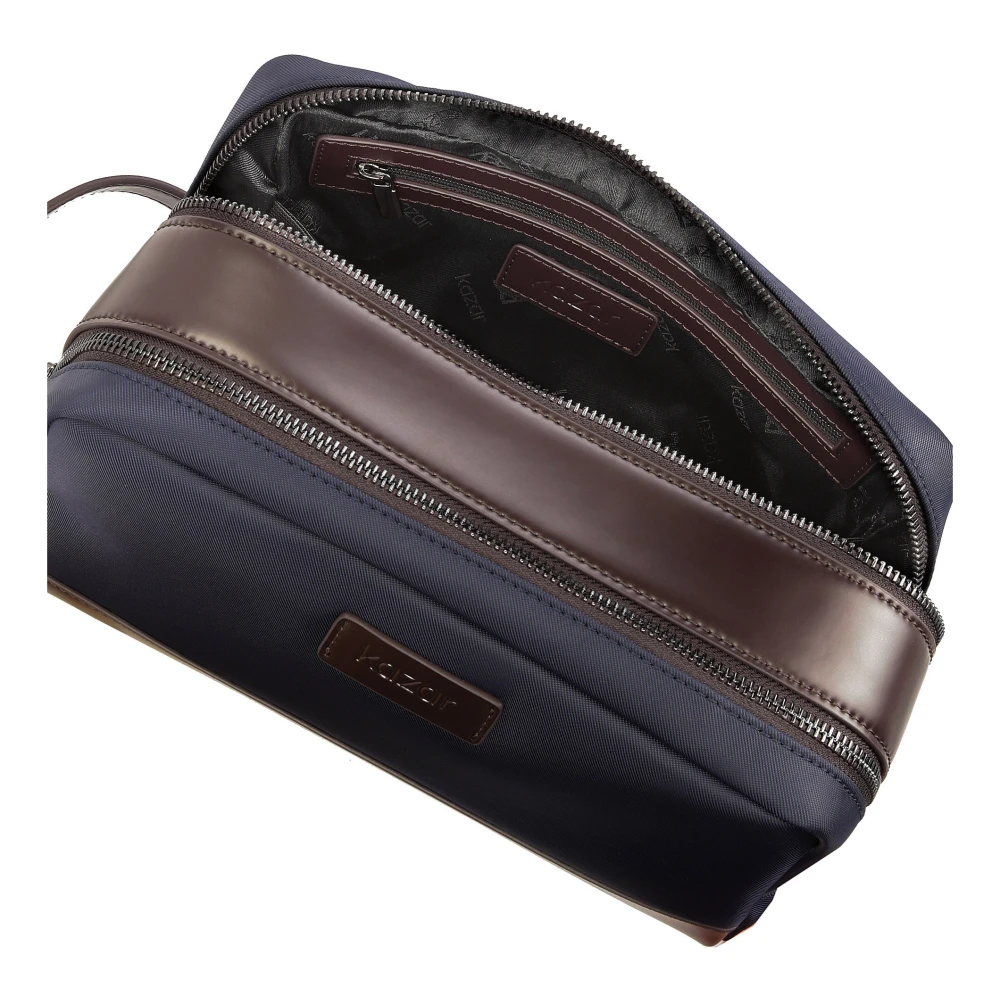 Kazar Heren Leren Toilettas Multicolor Heren