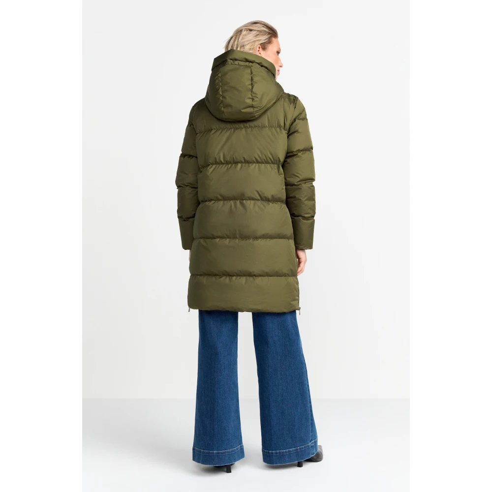 Rich & Royal Pufferjas Dons Wintermode Green Dames