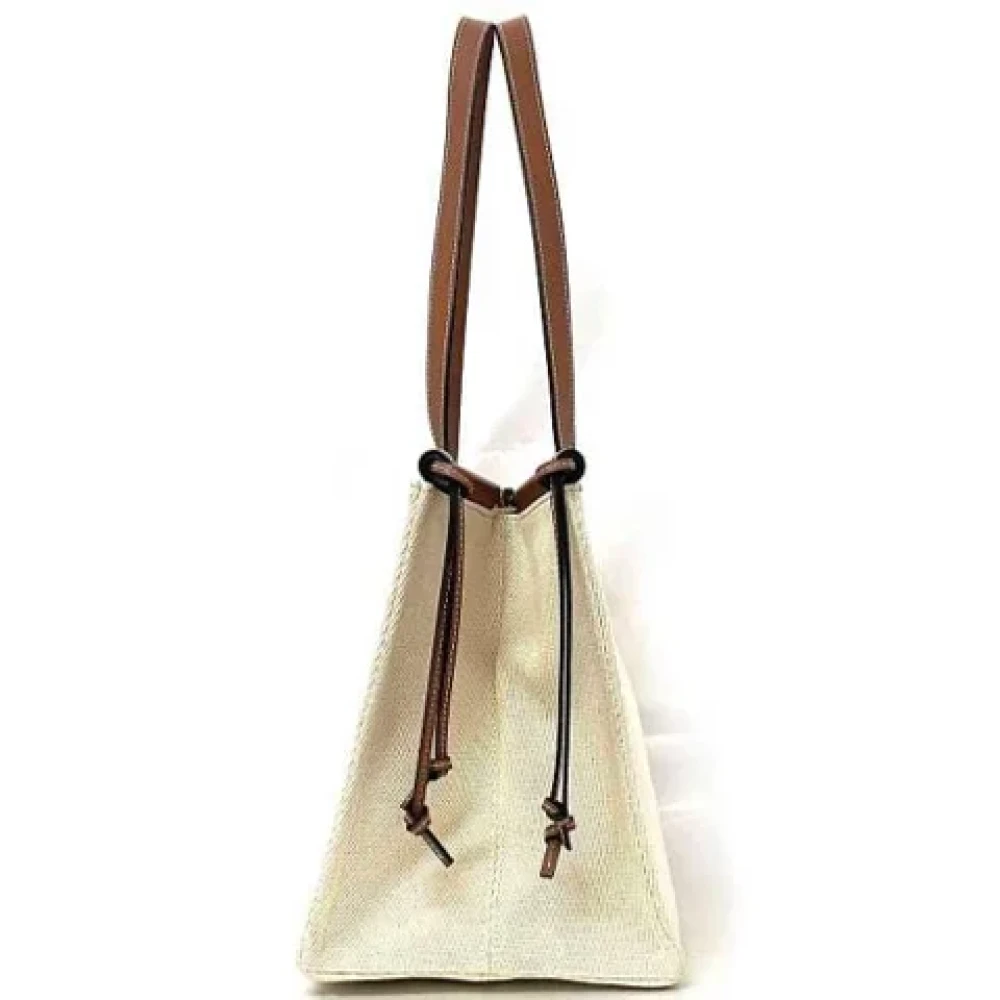 Loewe Pre-owned Canvas handbags Beige Dames