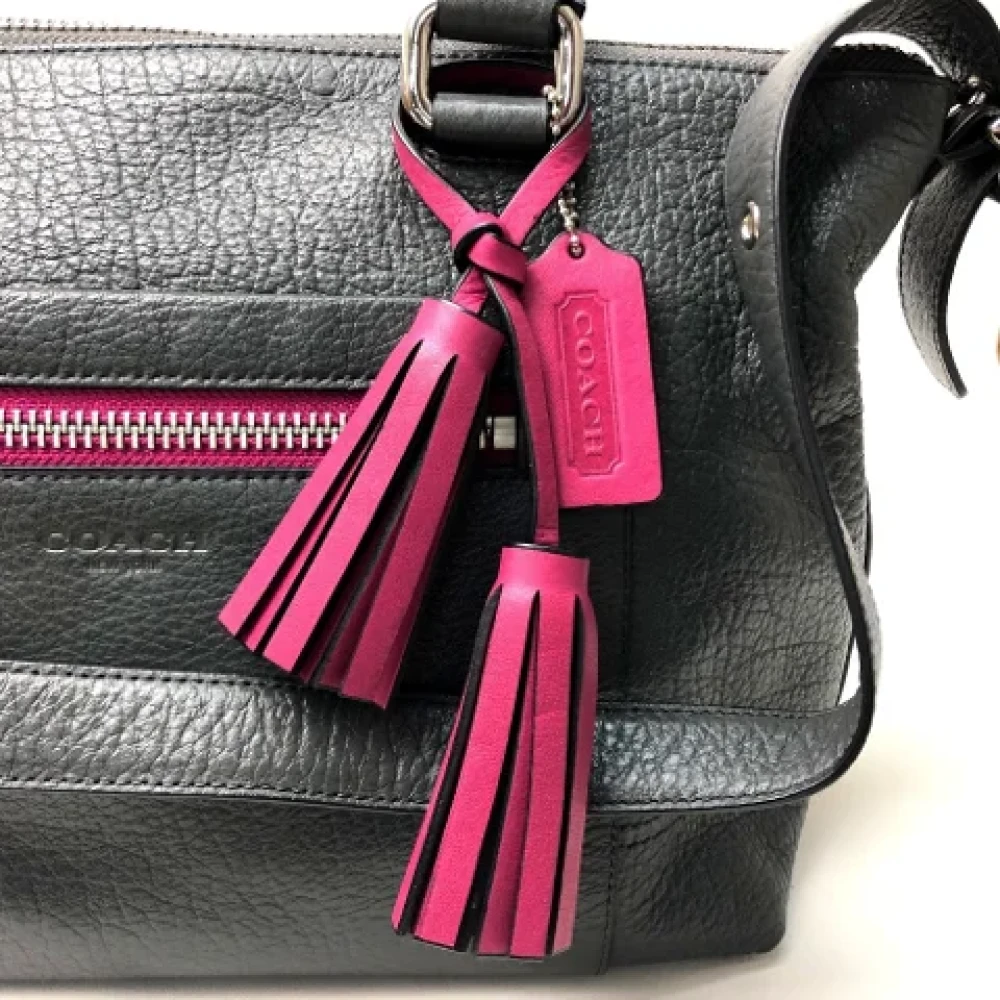 Coach Pre-owned Leather handbags Gray Dames
