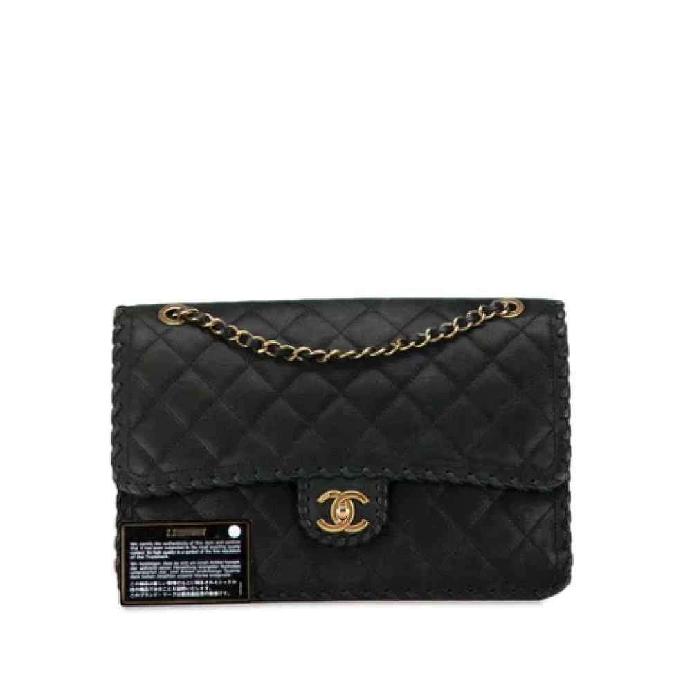 Chanel Vintage Pre-owned Suede chanel-bags Black Dames
