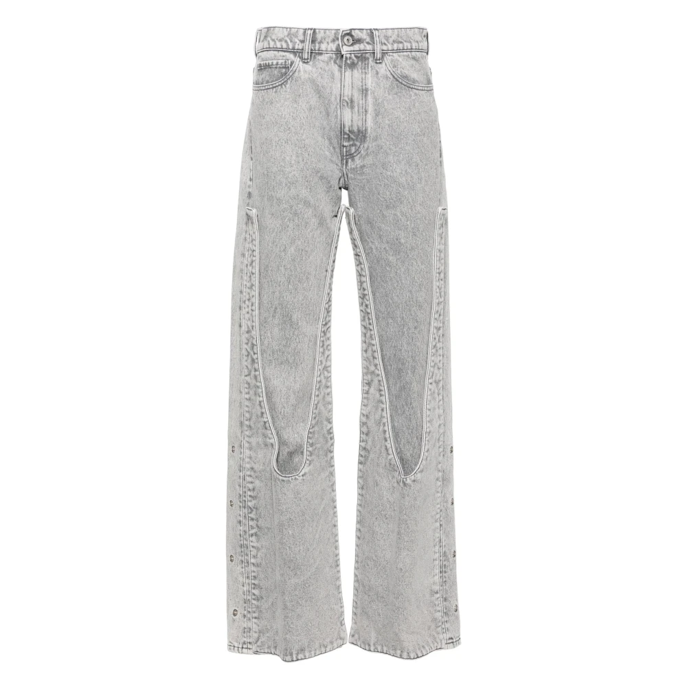 Y Project Snap Off Chap Jeans Gray Dames