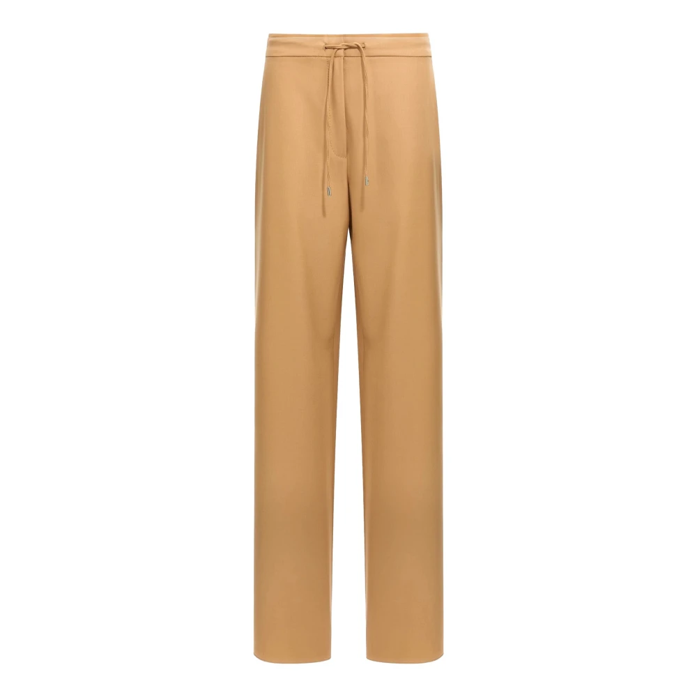 Max Mara Studio Femme Marron - Wide Pantalons - Pantalons - Brun - Taille: 40 Fr
